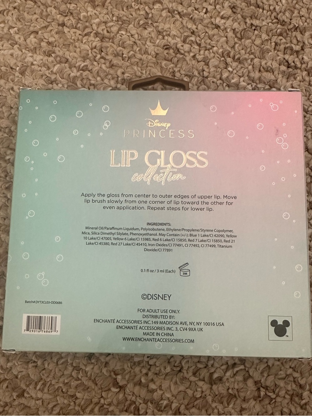 Disney Little Mermaid Ariel Lip Gloss Collection - Picture 3 of 5